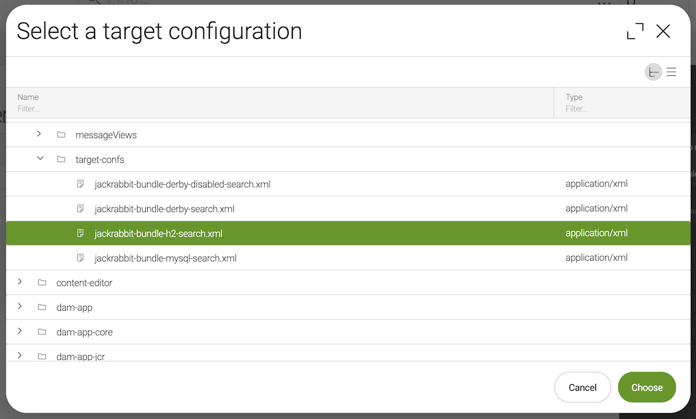 multiple target configs