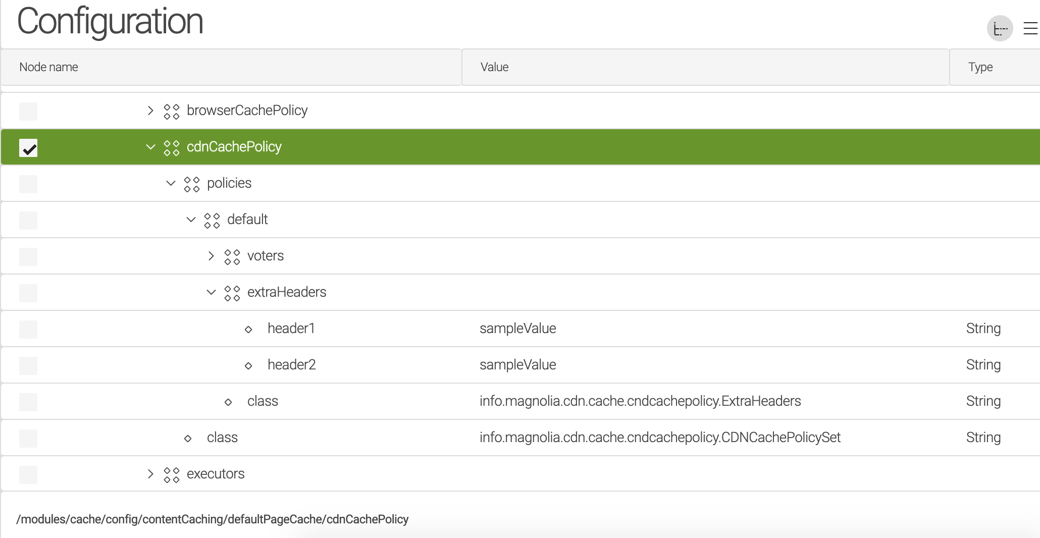 cdn cache policy