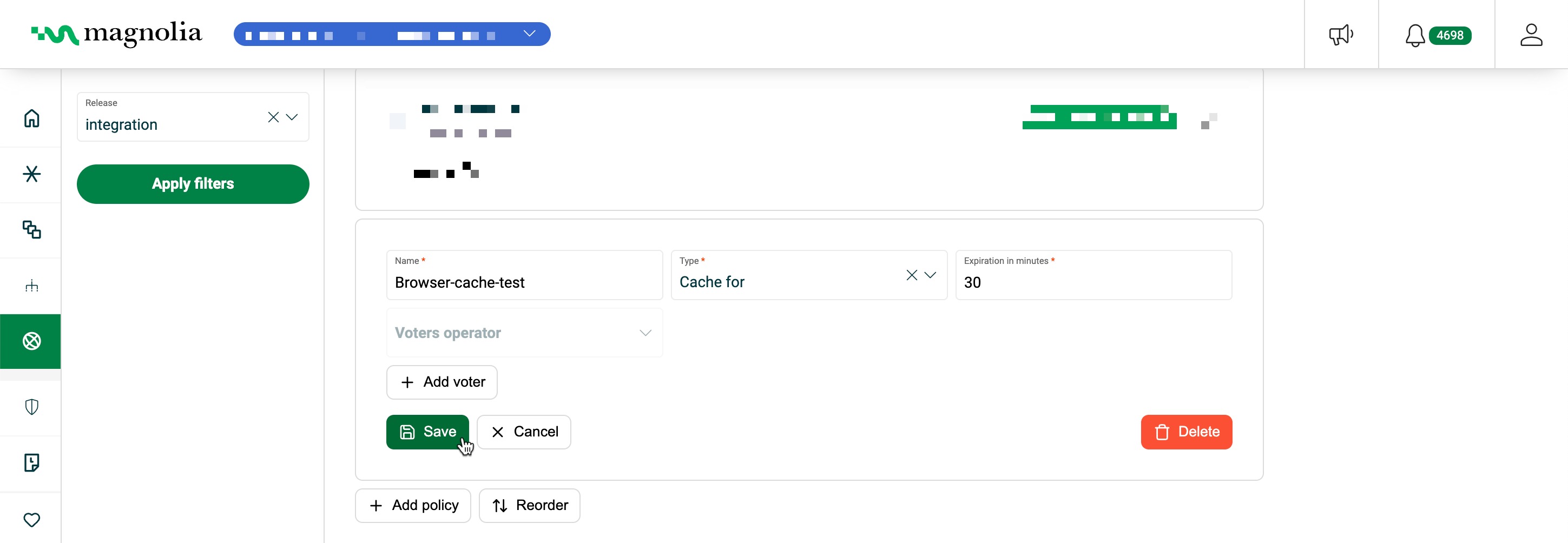 cache rule anatomy browser