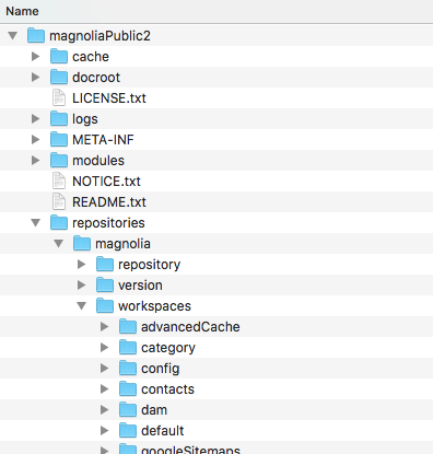 Workspace configuration files