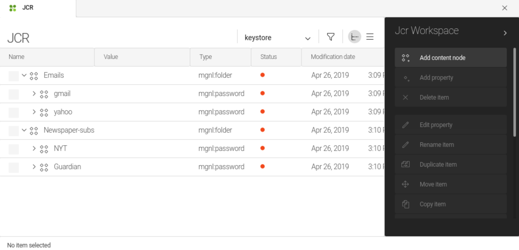 Password manager module