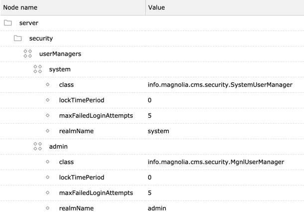 Configuring the number of login attempts before automatic lockout.