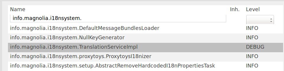 Debugging Log Ltools module