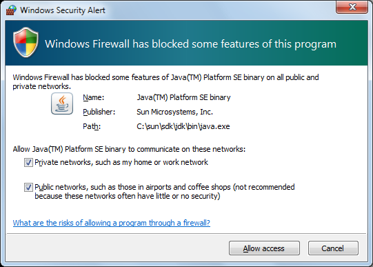 Windows firewall