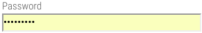 Password field