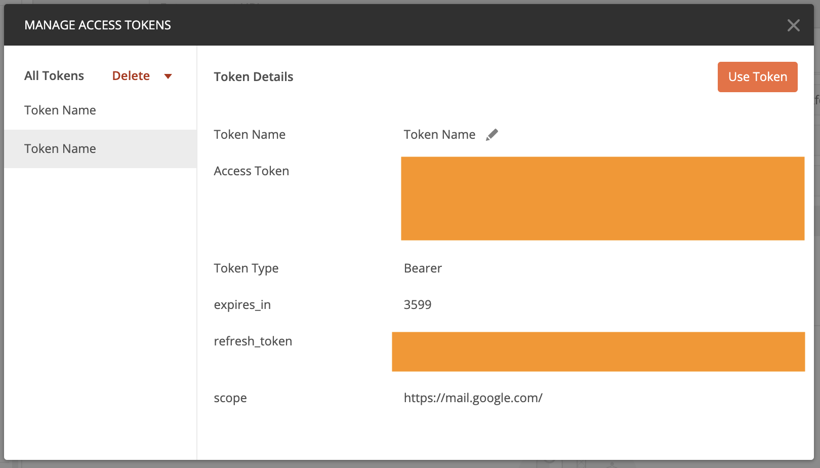 Refresh token