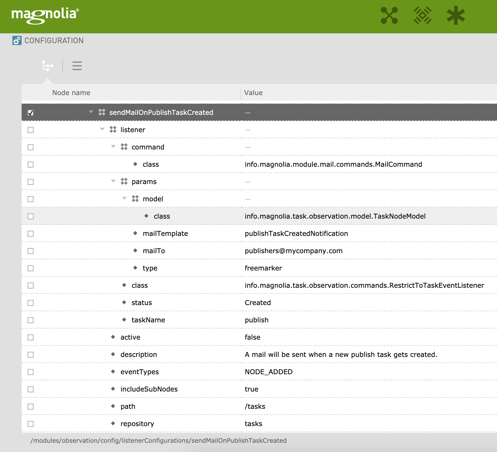 configuration example